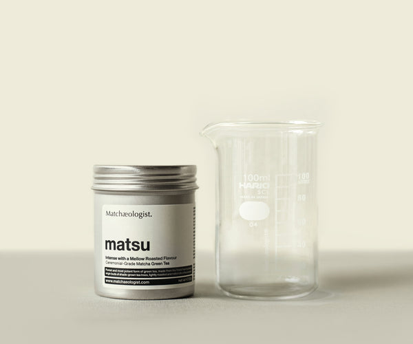 Matchæologist®xHARIO Beaker/Matsu™20g Set